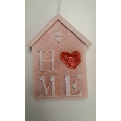 Lumanare HOME parfumata cu inimi rosii, cadou deosebit din ceara naturala Lumanare HOME parfumata cu inimi rosii, cadou deosebit din ceara naturala