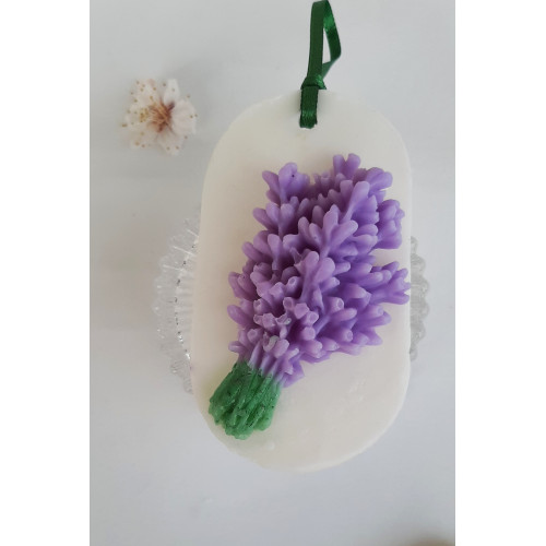 Odorizant dulap Reflection cu parfum liliac, decorat cu flori, cadouri handmade, ceara sau sapun Odorizant dulap Reflection cu parfum liliac, decorat cu flori, cadouri handmade, ceara sau sapun