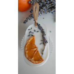 Odorizant dulap cu parfum esential de portocala si lavanda, handmade, ceara naturala Odorizant dulap cu parfum esential de portocala si lavanda, handmade, ceara naturala
